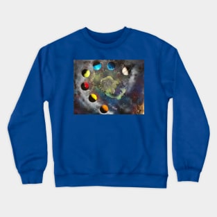 Spraying space Crewneck Sweatshirt